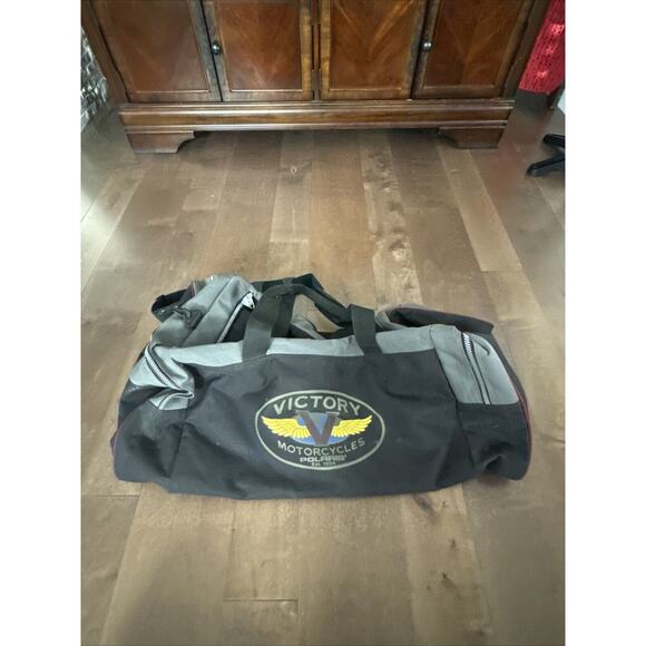 VINTAGE RARE Victory Motorcycles Polaris Est 1954 USA Waterproof Roll LARGE Bag - Picture 1 of 5